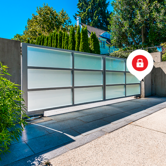 Wireless sensor for roller doors, swing, sliding and folding gates.