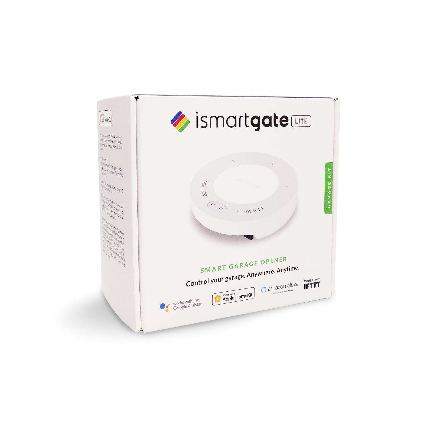 ismartgate lite smart wireless sensor kit for one garage door.