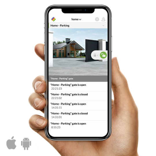 ismartgate mini smart opener wireless sensor kit for one gate with Alexa and Google Home.