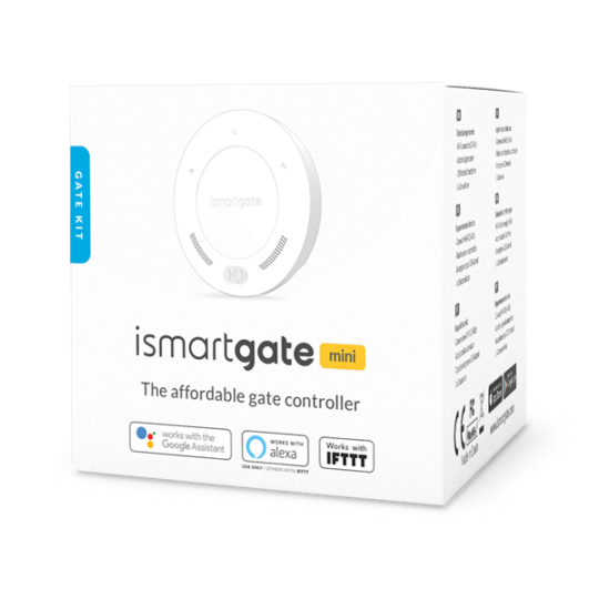 ismartgate mini smart opener wireless sensor kit for one gate with Alexa and Google Home.