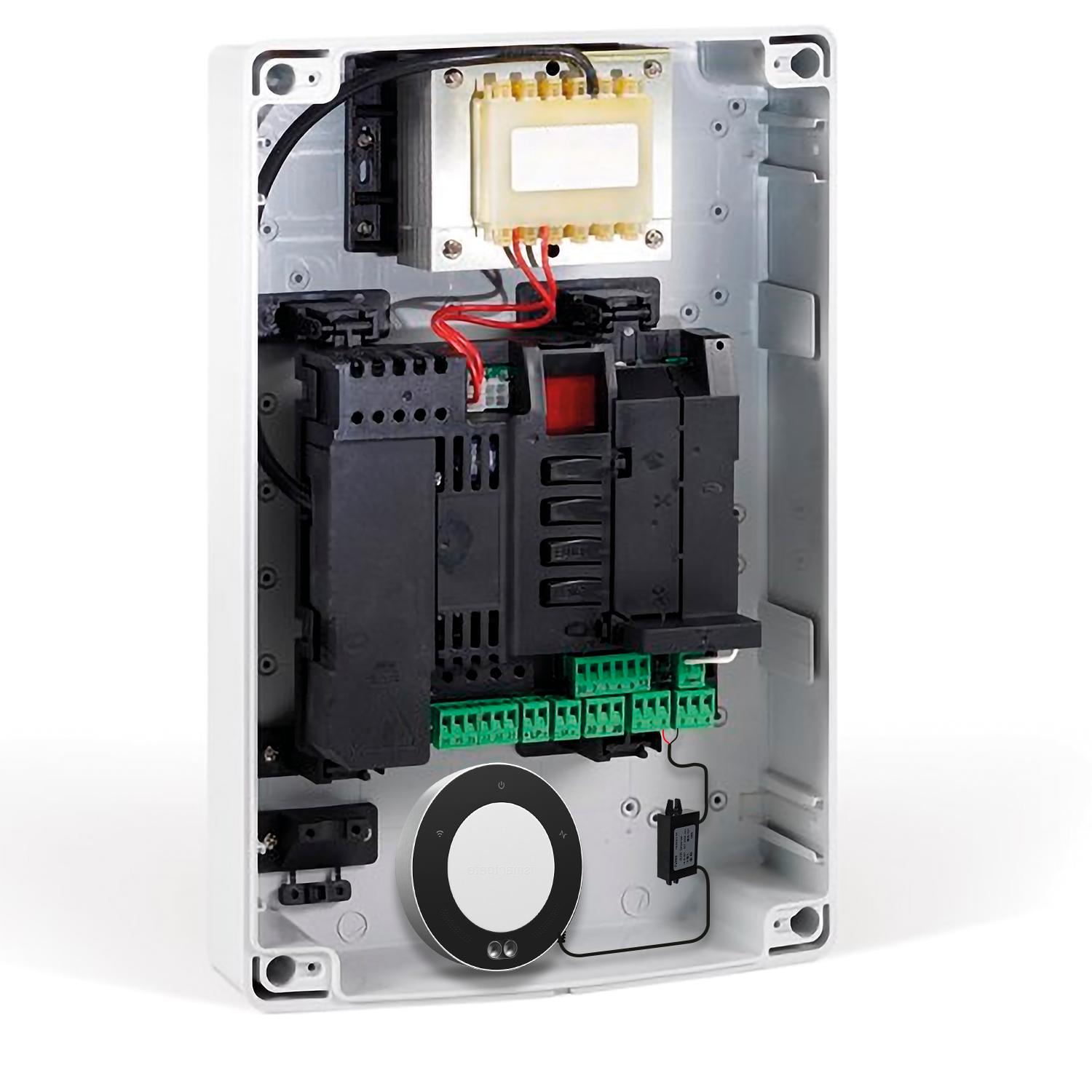 DC/DC power converter to power ismartgate device directly from opener