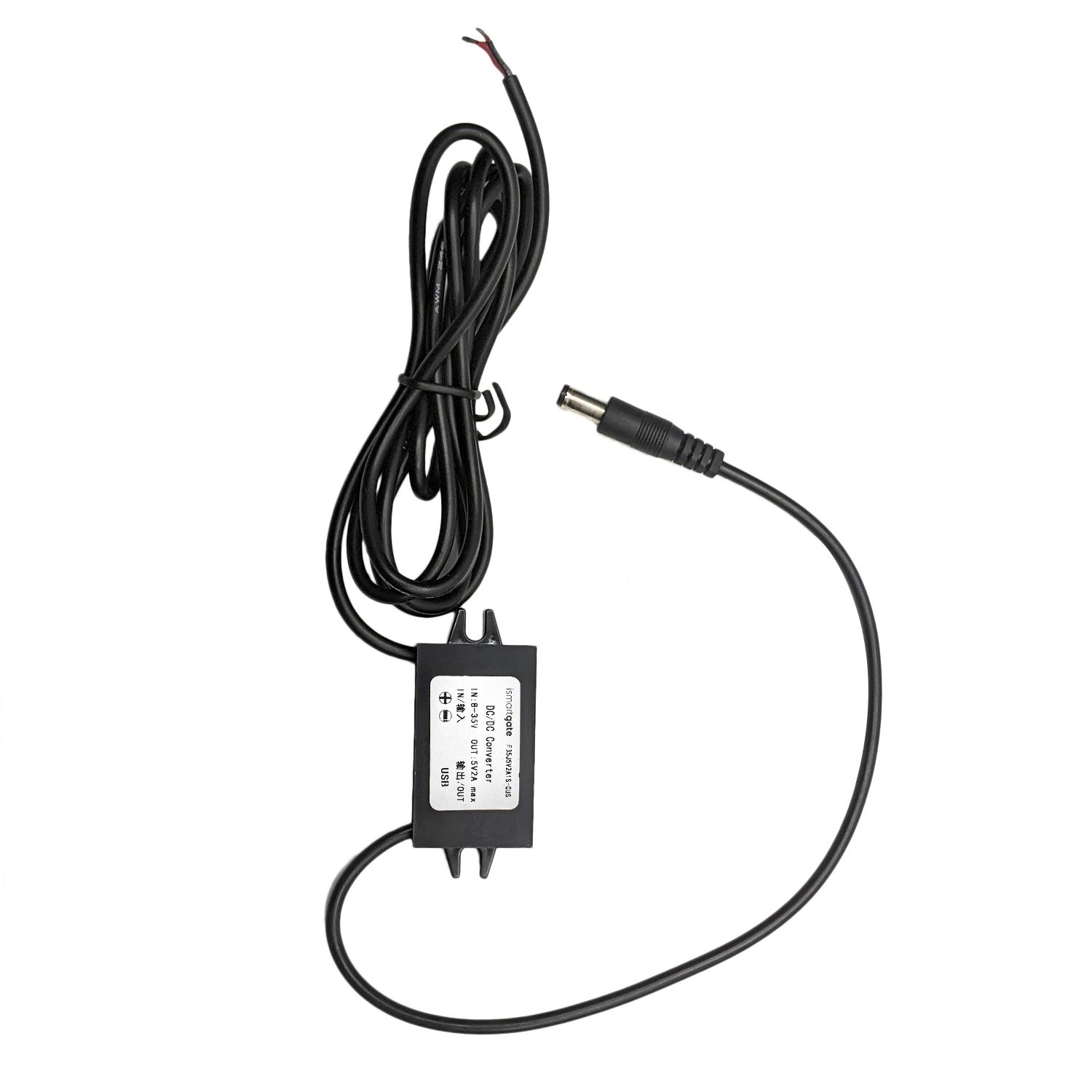 DC/DC power converter to power ismartgate device directly from opener